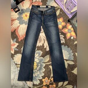 BKE Women's Payton Dark Blue bootcut  Jeans